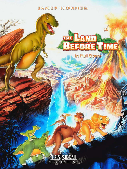 **PRE-ORDER**  James Horner's "THE LAND BEFORE TIME" in Full Score
