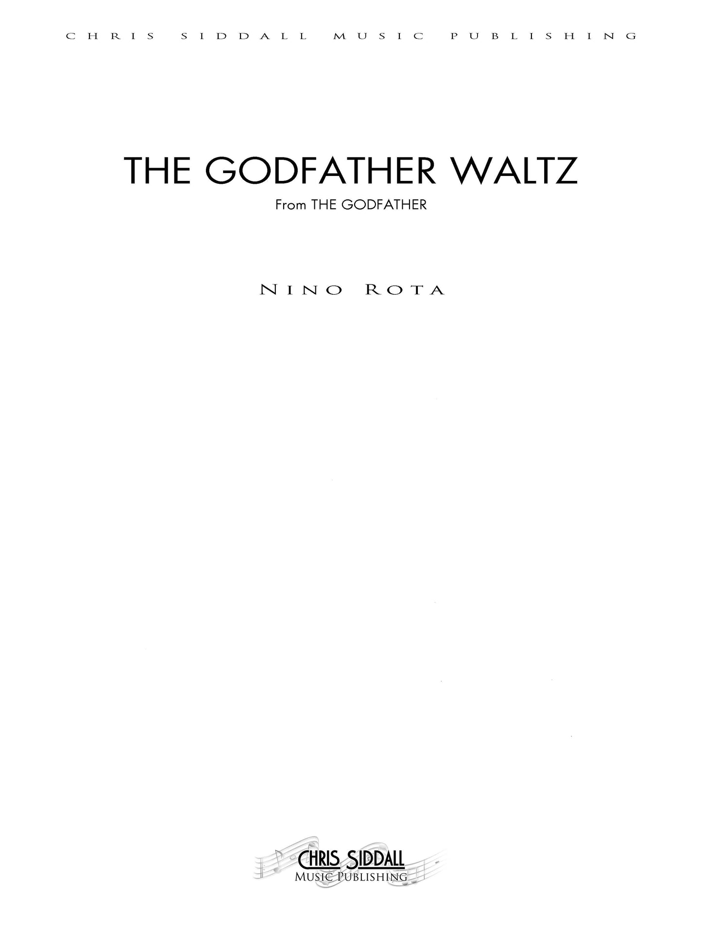 THE GODFATHER WALTZ from The Godfather - Nino Rota (Score Only) **DIGITAL DOWNLOAD**