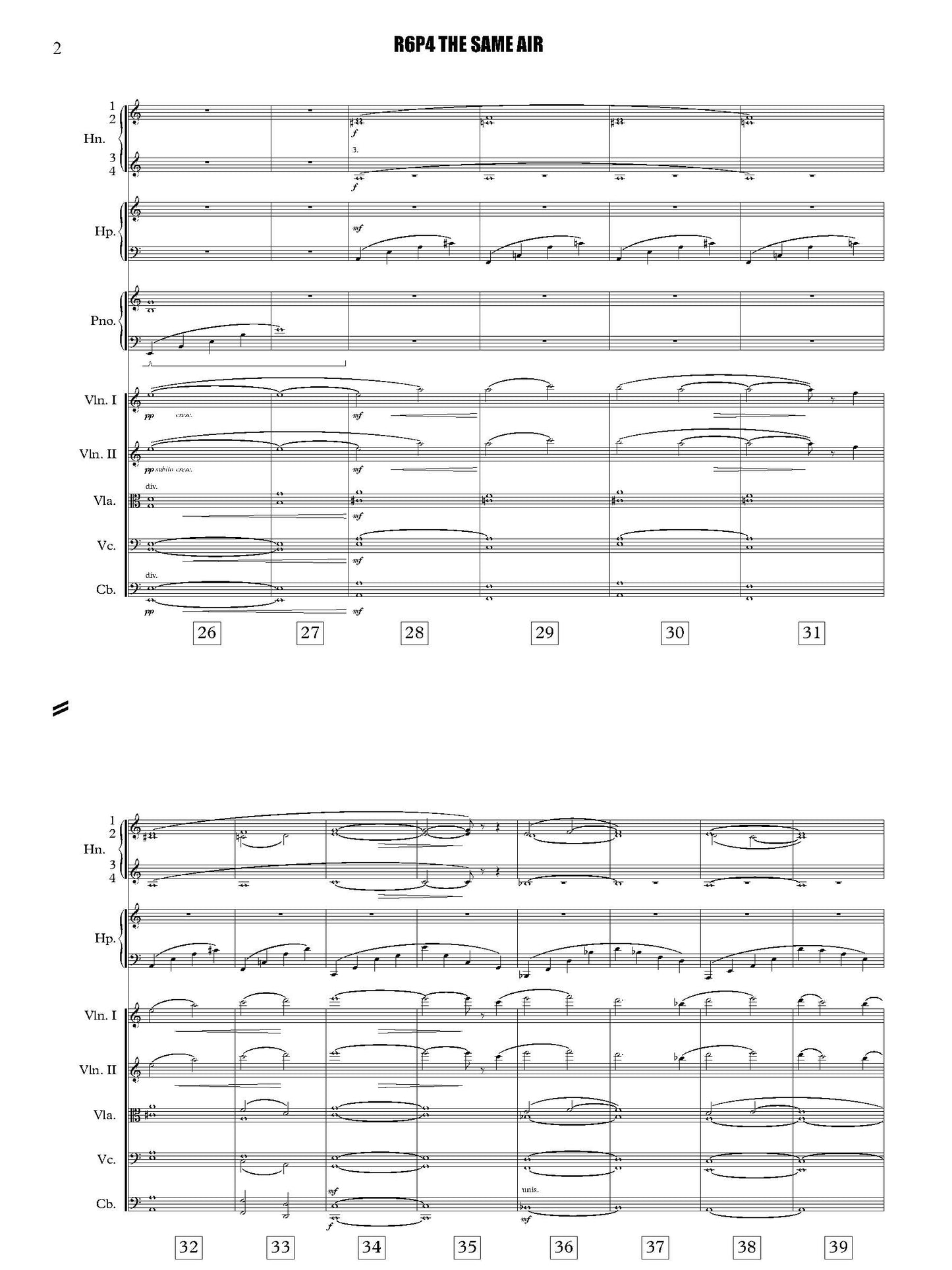 THE SAME AIR from The Sum of All Fears - Jerry Goldsmith (Score Only) **DIGITAL DOWNLOAD**