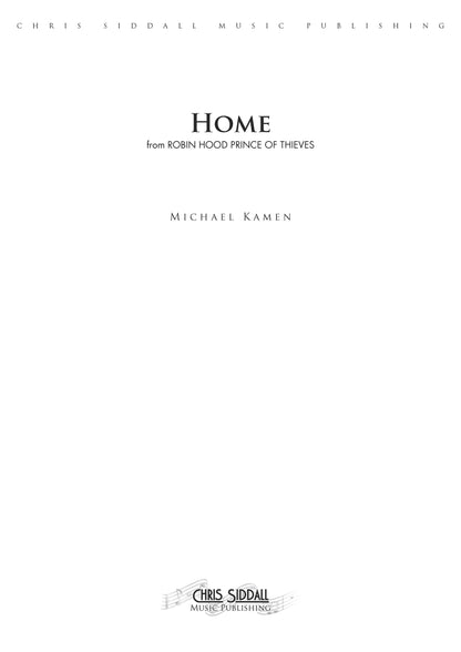 HOME from Robin Hood: Prince of Thieves - Michael Kamen (Score & Parts) **DIGITAL DOWNLOAD**