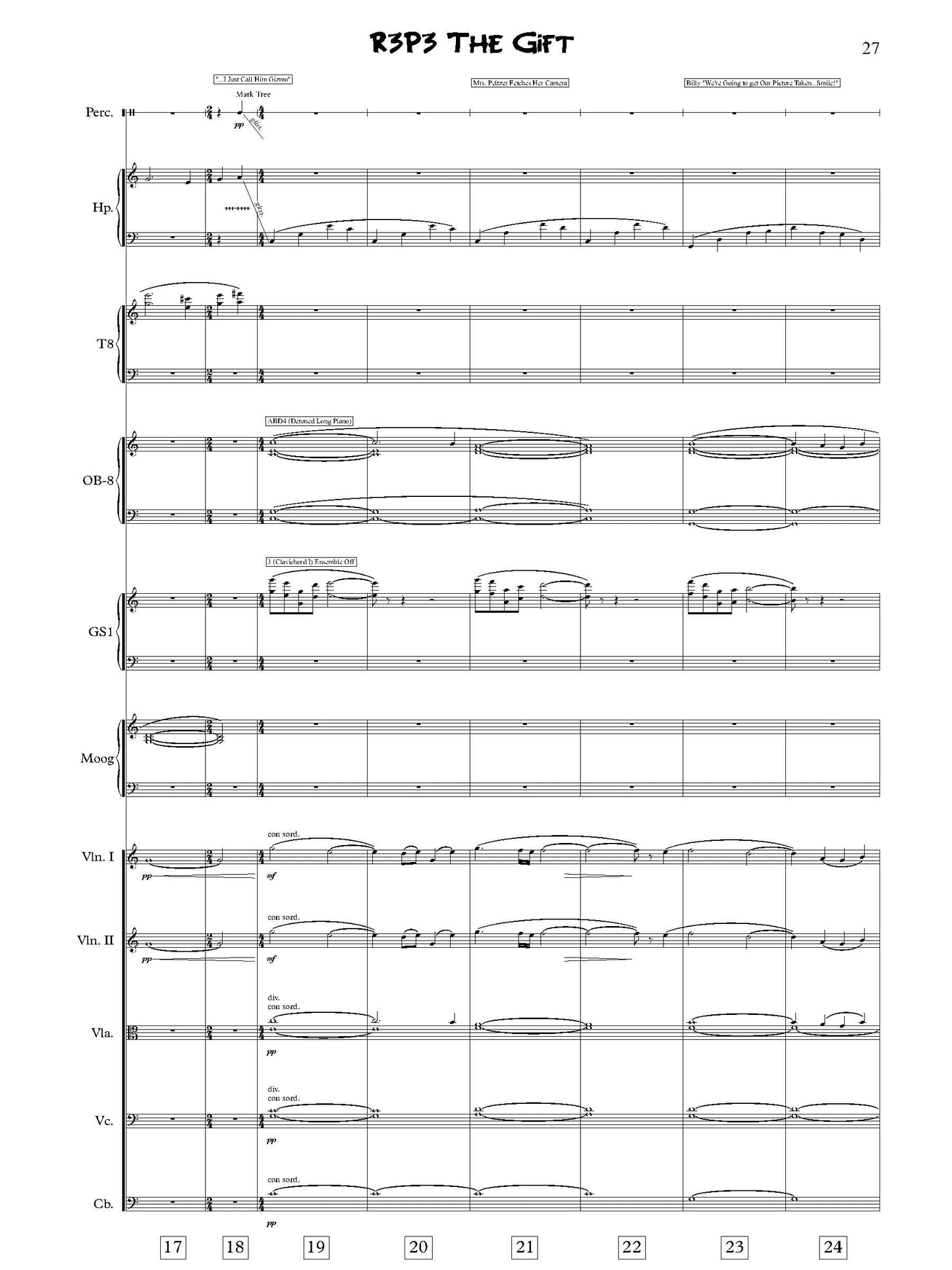 Jerry Goldsmith's "GREMLINS" in Full Score