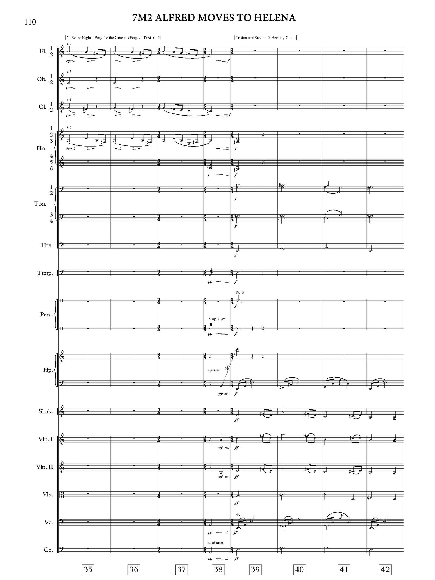 James Horner's "LEGENDS OF THE FALL" in Full Score