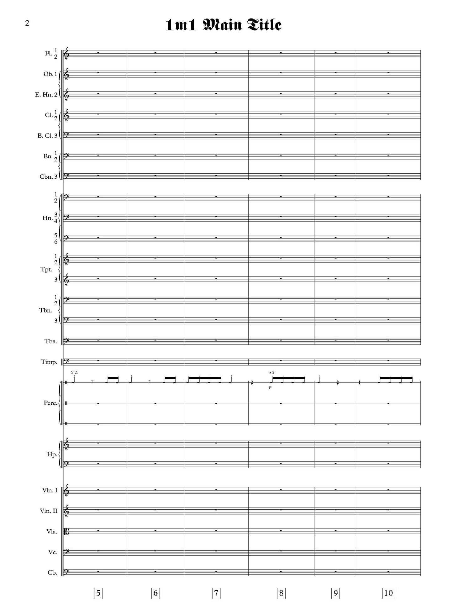 MAIN TITLE from Where Eagles Dare - Ron Goodwin (Score Only) **DIGITAL DOWNLOAD**