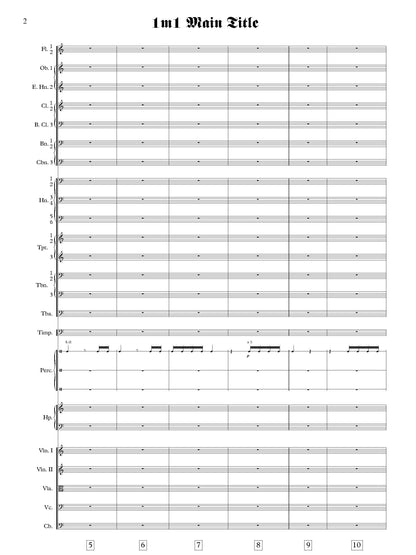 MAIN TITLE from Where Eagles Dare - Ron Goodwin (Score Only) **DIGITAL DOWNLOAD**