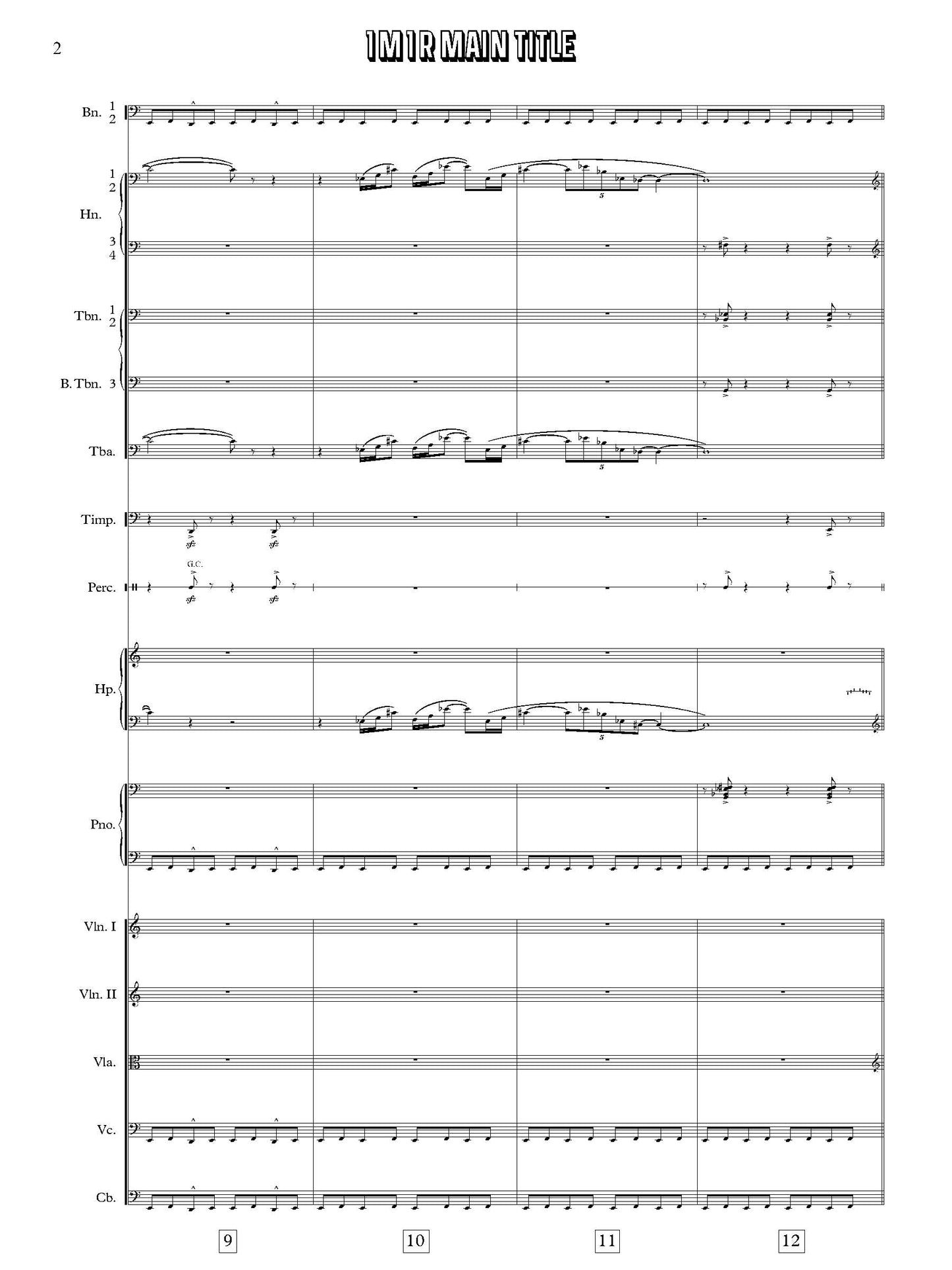 MAIN TITLE from Airplane! - Elmer Bernstein (Score Only) **DIGITAL DOWNLOAD**