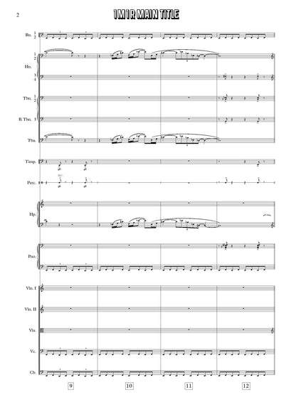 MAIN TITLE from Airplane! - Elmer Bernstein (Score Only) **DIGITAL DOWNLOAD**