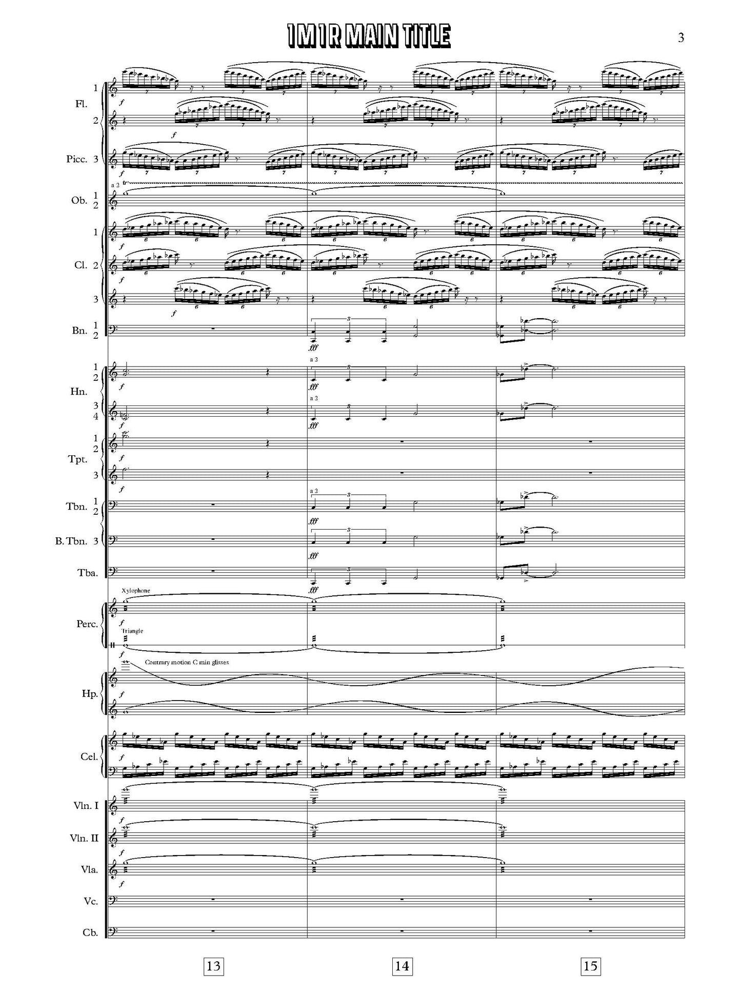 MAIN TITLE from Airplane! - Elmer Bernstein (Score Only) **DIGITAL DOWNLOAD**