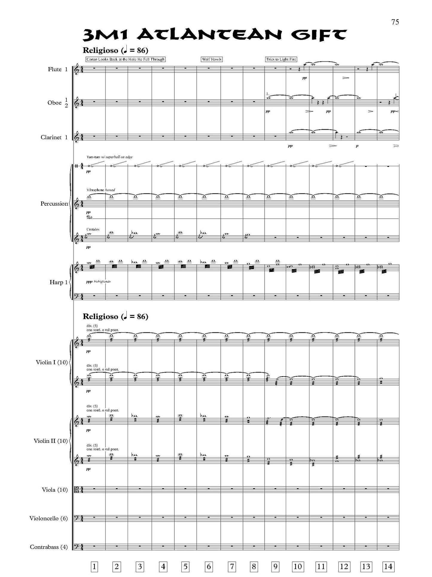 Basil Poledouris' "CONAN THE BARBARIAN" in Full Score