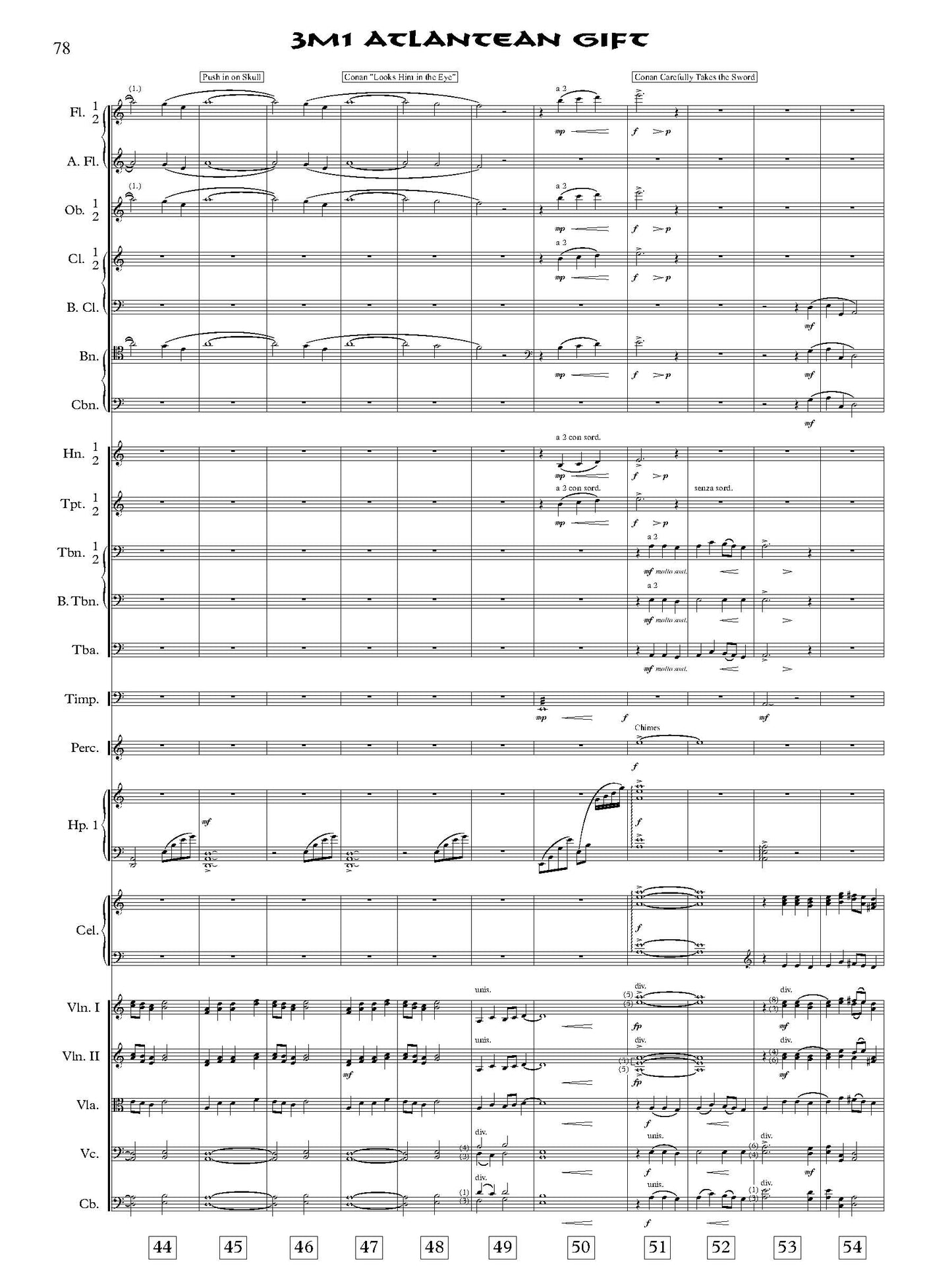 Basil Poledouris' "CONAN THE BARBARIAN" in Full Score