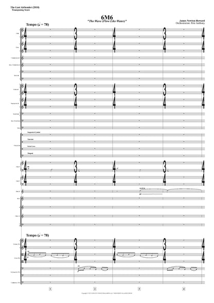 THE WAVE (FLOW LIKE WATER) from The Last Airbender - James Newton Howard (Score Only) **DIGITAL DOWNLOAD**