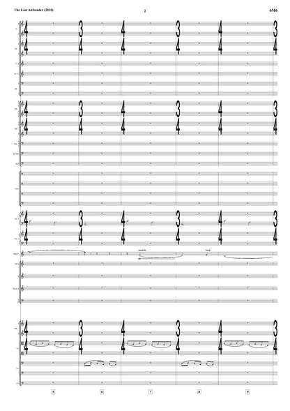 THE WAVE (FLOW LIKE WATER) from The Last Airbender - James Newton Howard (Score Only) **DIGITAL DOWNLOAD**
