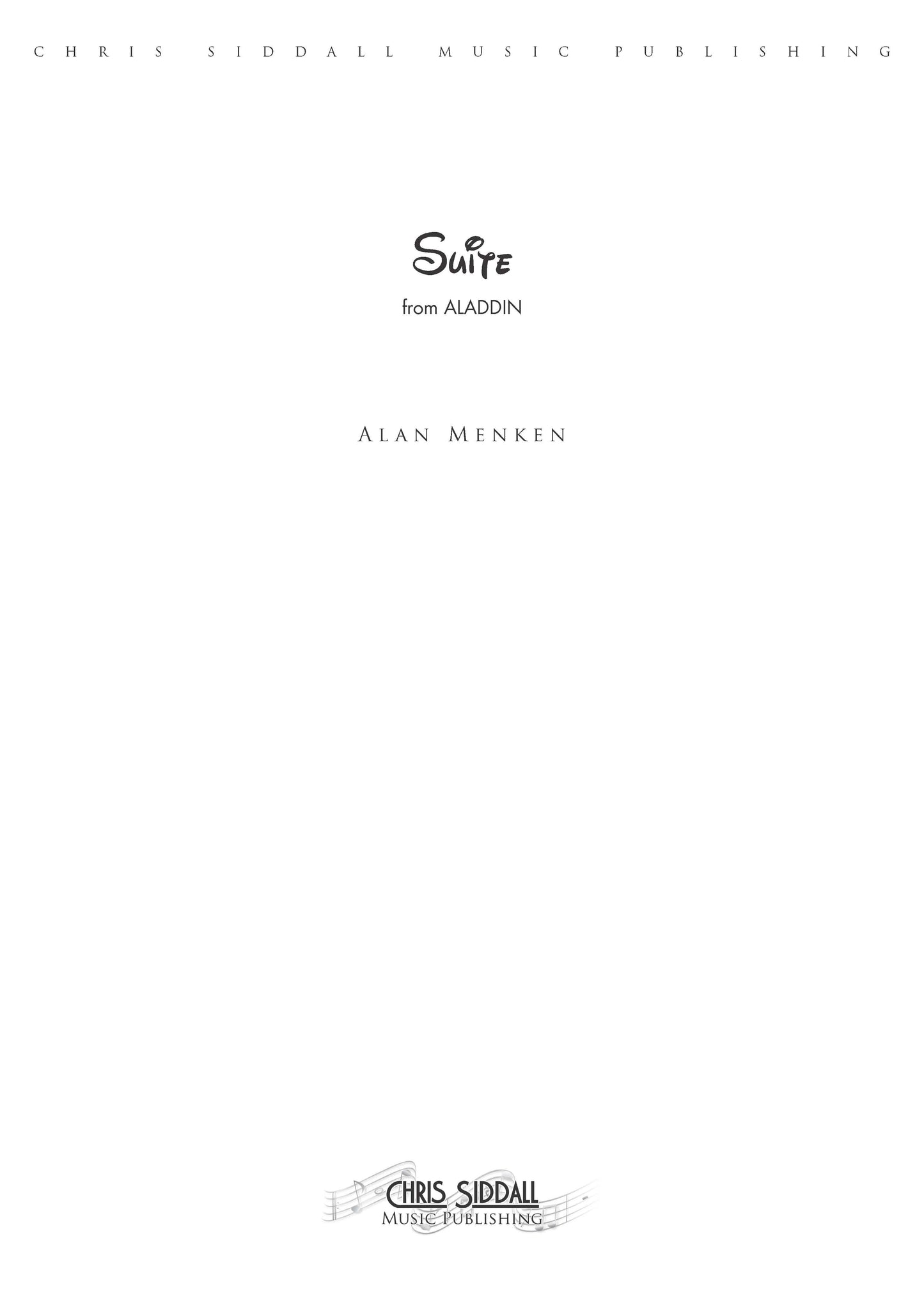 SUITE from Aladdin - Alan Menken & Howard Ashman (Score & Parts) **DIGITAL DOWNLOAD**