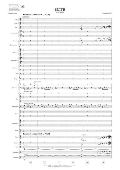 SUITE from Aladdin - Alan Menken & Howard Ashman (Score & Parts) **DIGITAL DOWNLOAD**