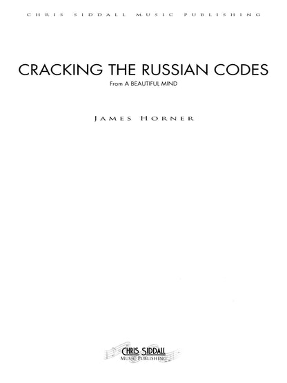 CRACKING THE RUSSIAN CODES from A Beautiful Mind - James Horner (Score Only) **DIGITAL DOWNLOAD**