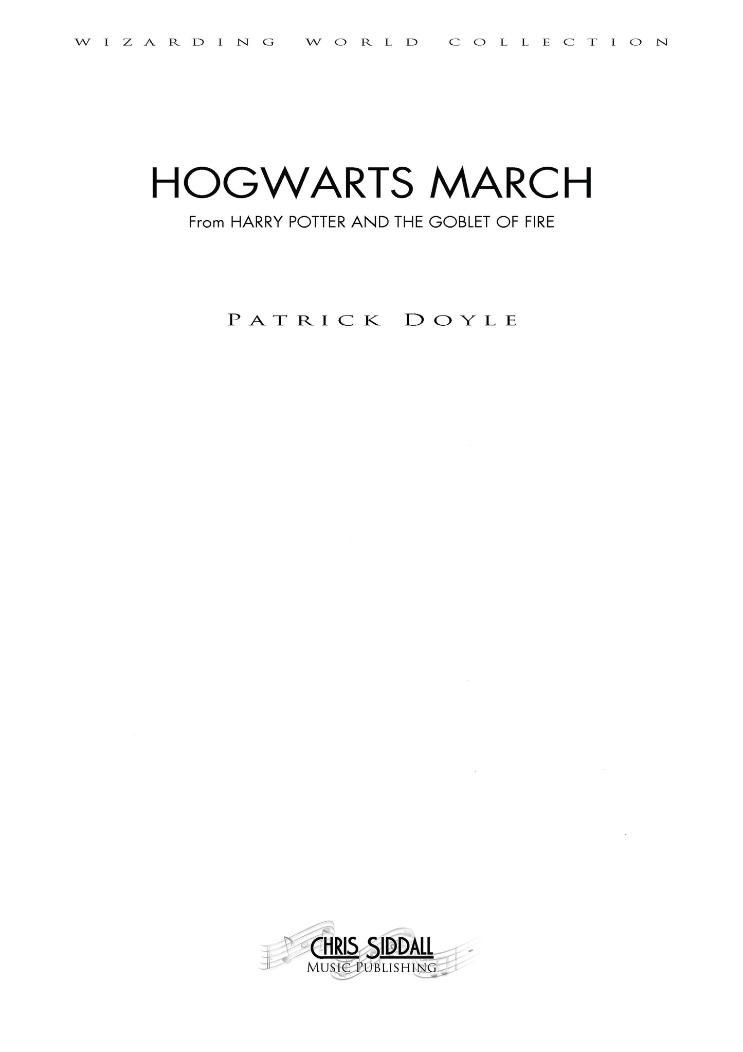 HOGWARTS MARCH from Harry Potter and the Goblet of Fire **DIGITAL DOWNLOAD**