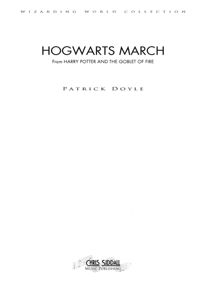 HOGWARTS MARCH from Harry Potter and the Goblet of Fire **DIGITAL DOWNLOAD**