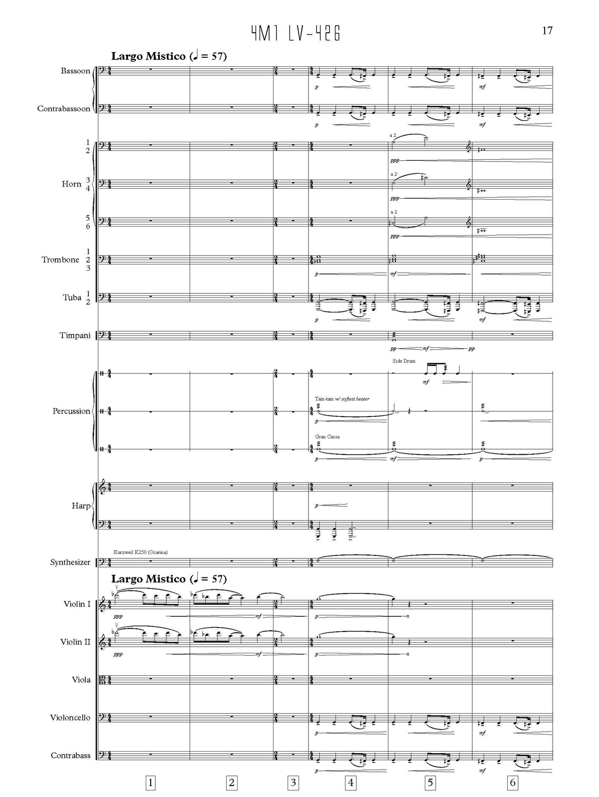 James Horner's "ALIENS" in Full Score – Chris Siddall Music Publishing