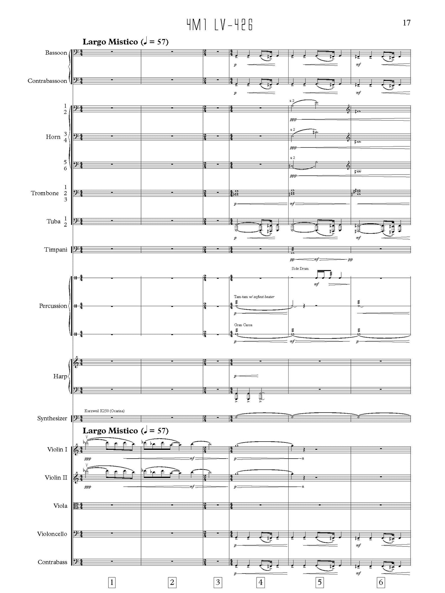 James Horner's "ALIENS" in Full Score
