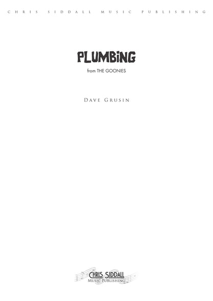 PLUMBING from The Goonies - Dave Grusin (Score & Parts) **DIGITAL DOWNLOAD**