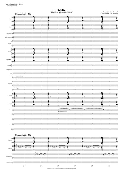 THE WAVE (FLOW LIKE WATER) from The Last Airbender - James Newton Howard (Score & Parts) **DIGITAL DOWNLOAD**