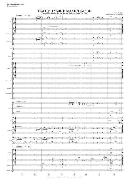 FINALE from The Addams Family - Marc Shaiman (Score Only) **DIGITAL DOWNLOAD**