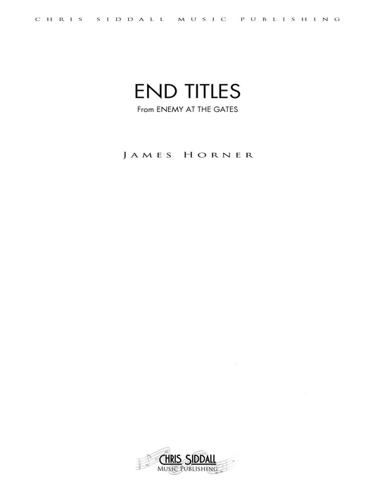 END CREDITS from ENEMY AT THE GATES - James Horner (Score Only) **DIGITAL DOWNLOAD**