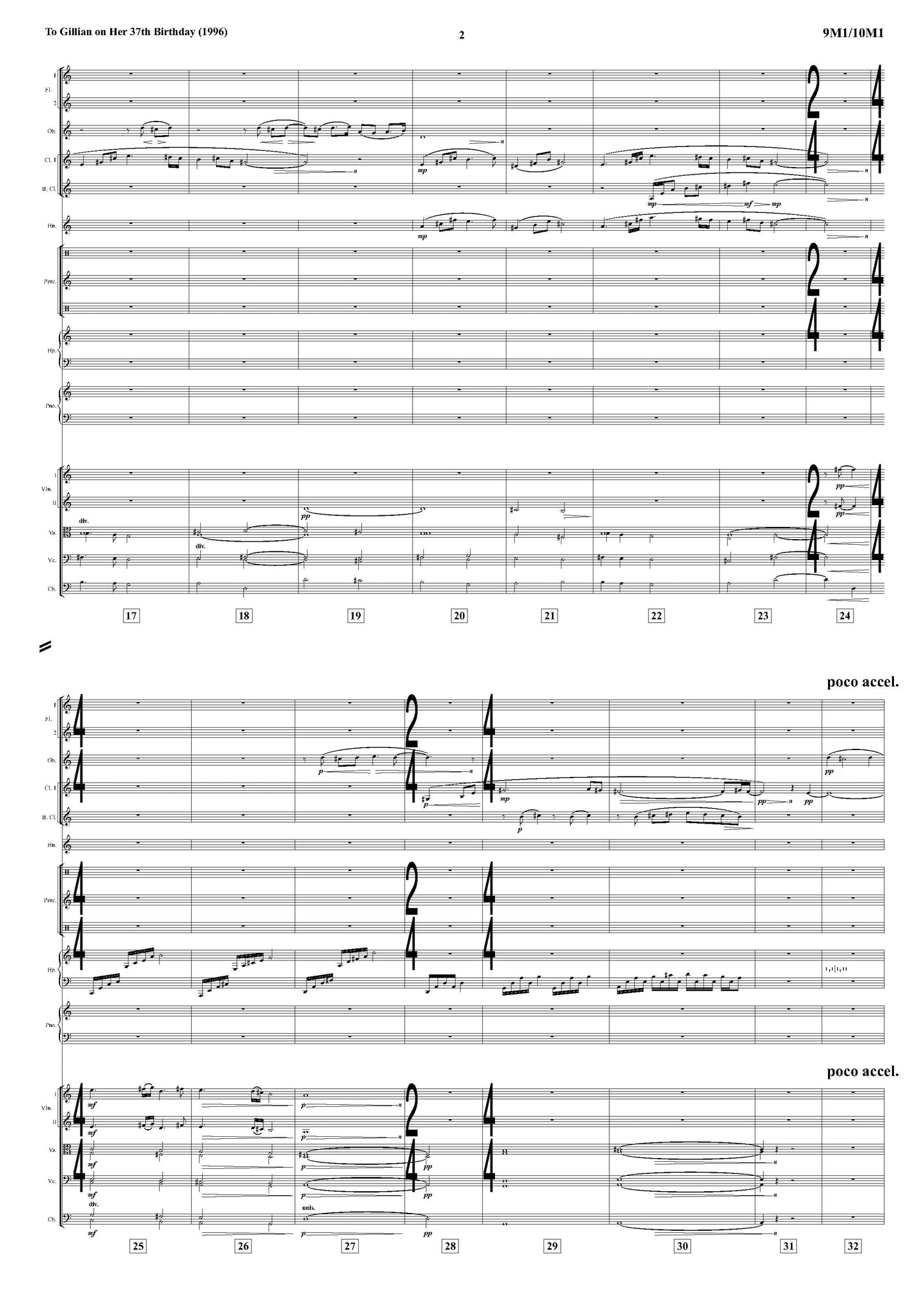 SAYING GOODBYE/END TITLE from To Gillian on Her 37th Birthday - James Horner (Score Only) **DIGITAL DOWNLOAD**