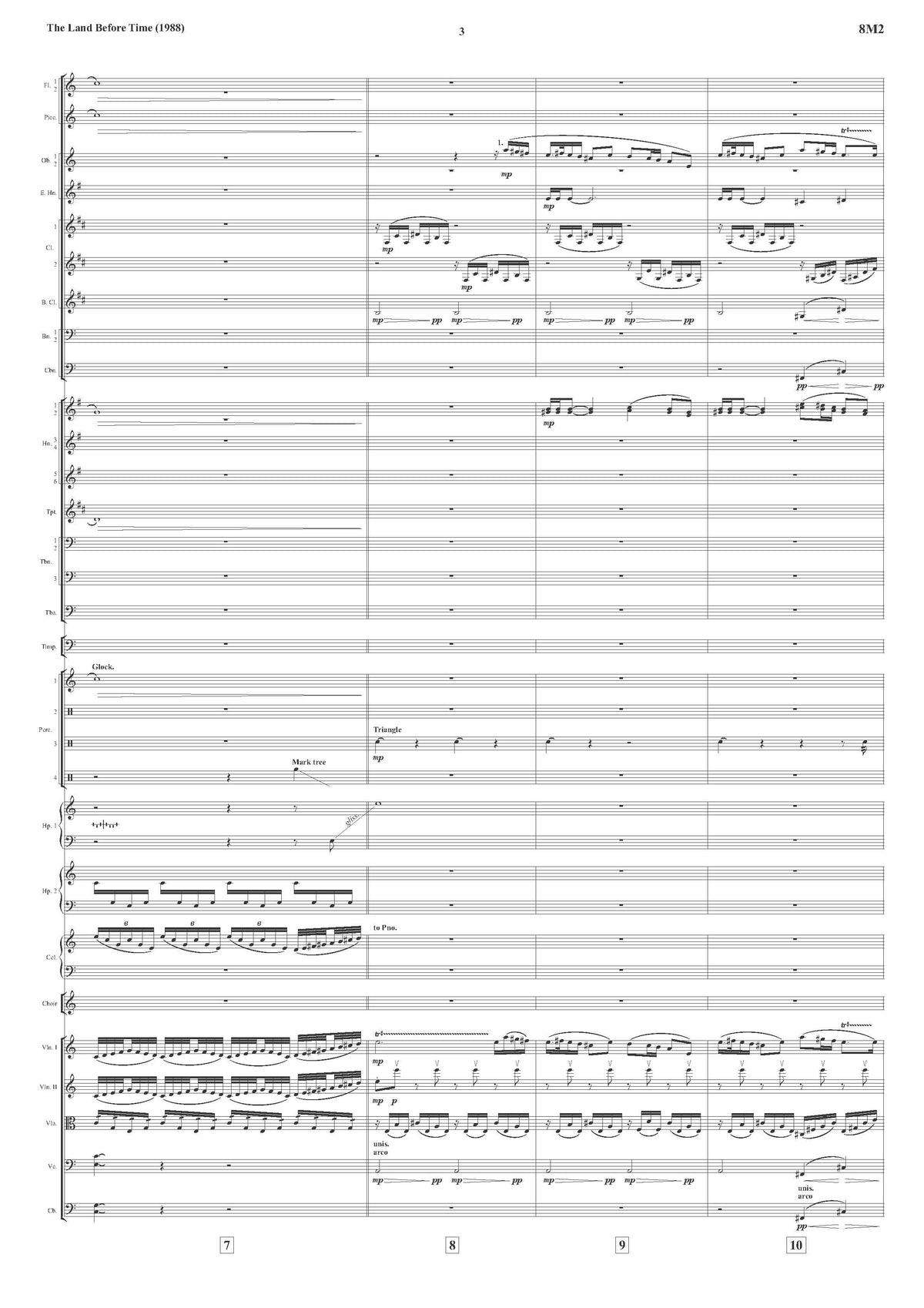 END CREDITS from The Land Before Time - James Horner (Score & Parts) **DIGITAL DOWNLOAD**