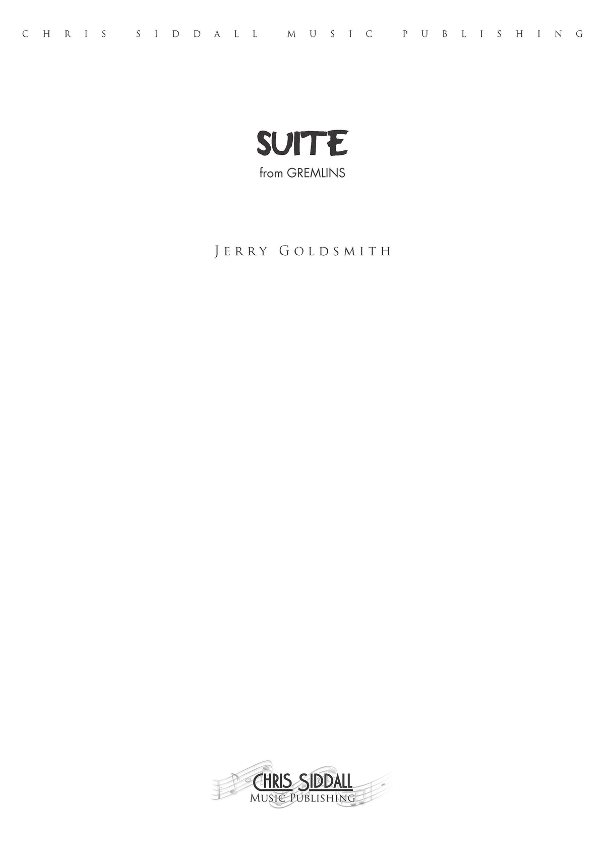 SUITE from Gremlins - Jerry Goldsmith (Score Only) **DIGITAL DOWNLOAD**