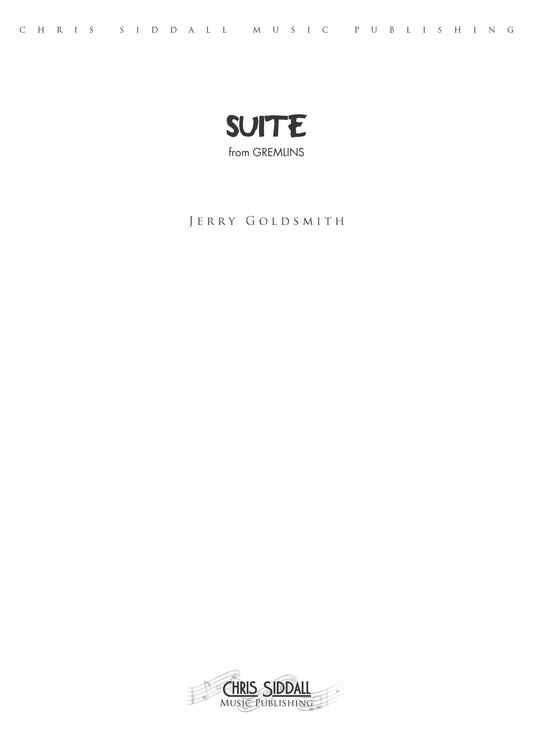 SUITE from Gremlins - Jerry Goldsmith (Score & Parts) **DIGITAL DOWNLOAD**