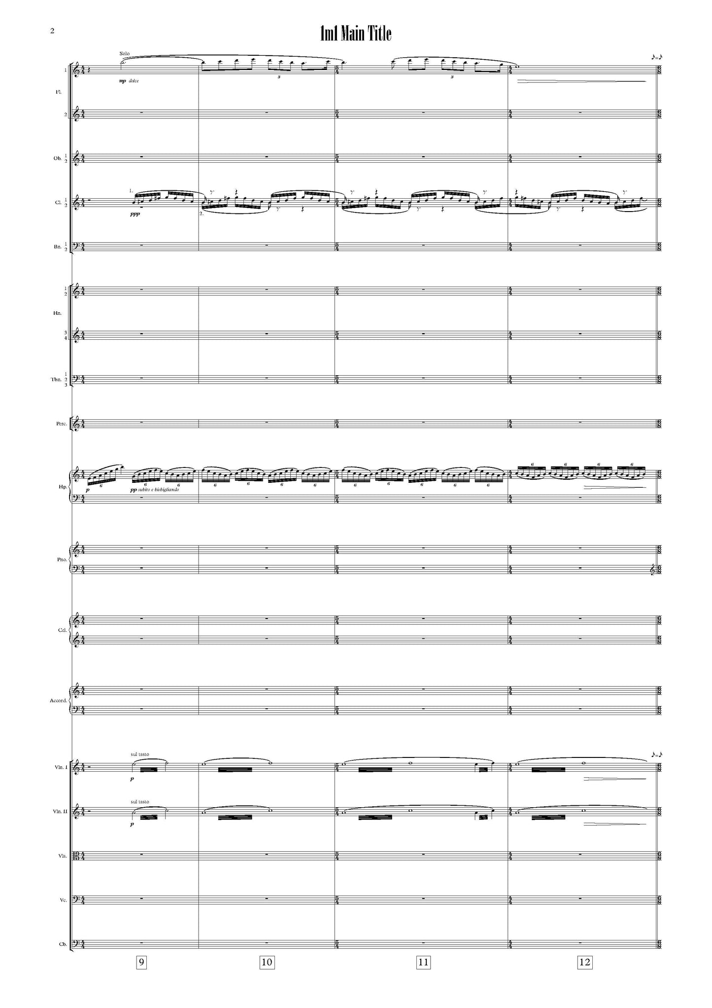 MAIN TITLE from To Kill a Mockingbird - Elmer Bernstein (Score & Parts) **DIGITAL DOWNLOAD**