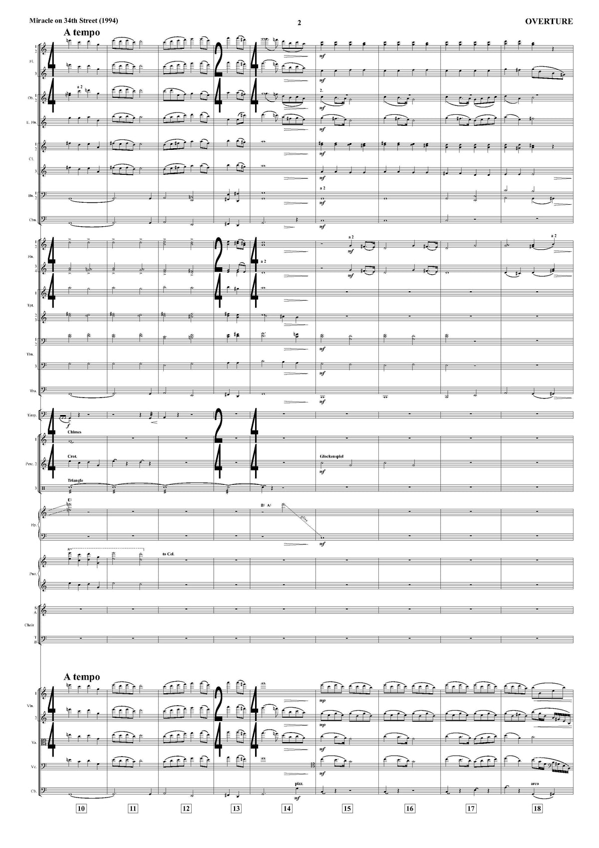 OVERTURE from Miracle on 34th Street - Bruce Broughton (Score Only) **DIGITAL DOWNLOAD**