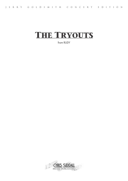 THE TRYOUTS from Rudy - Jerry Goldsmith (Score Only) **DIGITAL DOWNLOAD**