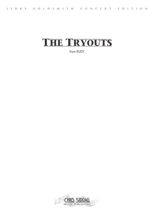 THE TRYOUTS from Rudy - Jerry Goldsmith (Score Only) **DIGITAL DOWNLOAD**