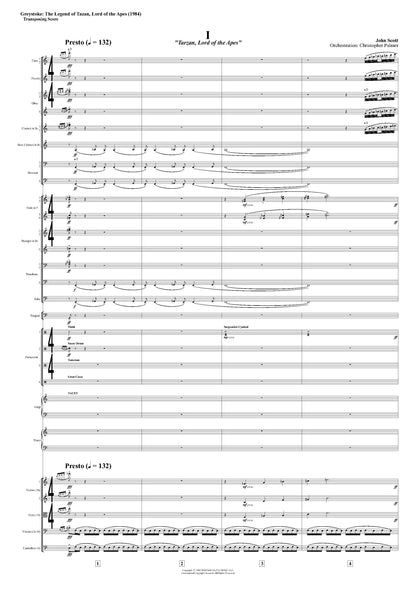 SUITE from Greystoke: The Legend of Tarzan, Lord of the Apes - John Scott (Score Only) **DIGITAL DOWNLOAD**