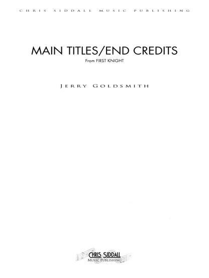 MAIN TITLES/END CREDITS from First Knight - Jerry Goldsmith (Score Only) **DIGITAL DOWNLOAD**