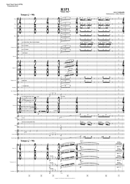 MAIN TITLE from Tora! Tora! Tora! - Jerry Goldsmith (Score Only) **DIGITAL DOWNLOAD**