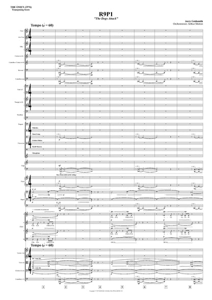 THE DOGS ATTACK - The Omen - Jerry Goldsmith (Score Only) **DIGITAL DOWNLOAD**