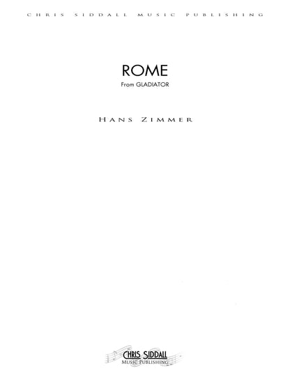 ROME from Gladiator - Hans Zimmer (Score Only) **DIGITAL DOWNLOAD**