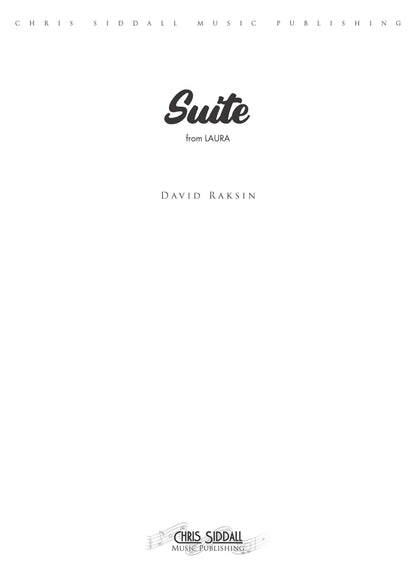 SUITE from Laura - David Raksin (Score Only) **DIGITAL DOWNLOAD**