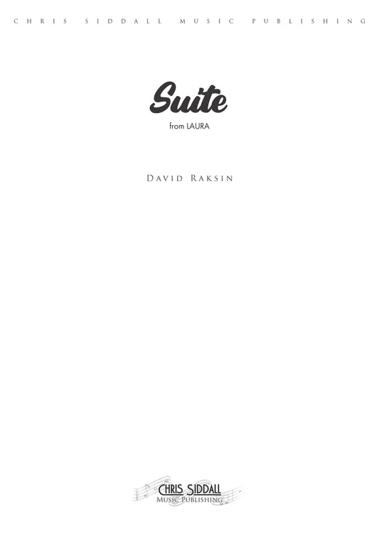 SUITE from Laura - David Raksin (Score Only) **DIGITAL DOWNLOAD**