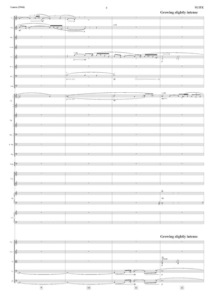 SUITE from Laura - David Raksin (Score Only) **DIGITAL DOWNLOAD**