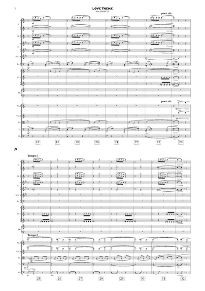 LOVE THEME from Spartacus - Alex North (Score Only) **DIGITAL DOWNLOAD**