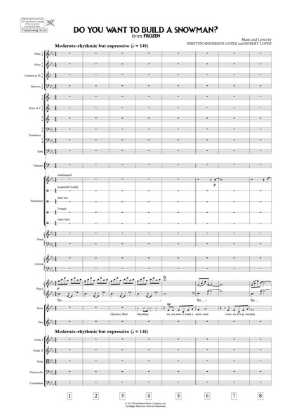 SUITE from Frozen - Kristen Anderson-Lopez & Robert Lopez (Score & Parts) **DIGITAL DOWNLOAD**