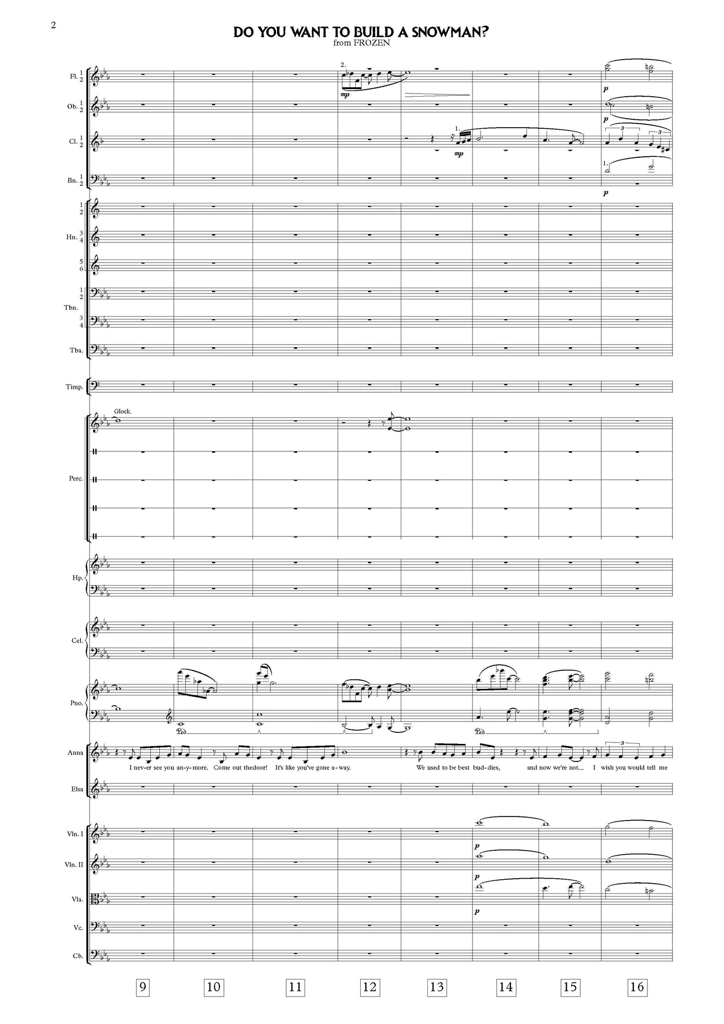 SUITE from Frozen - Kristen Anderson-Lopez & Robert Lopez (Score & Parts) **DIGITAL DOWNLOAD**