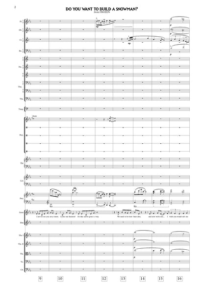 SUITE from Frozen - Kristen Anderson-Lopez & Robert Lopez (Score & Parts) **DIGITAL DOWNLOAD**