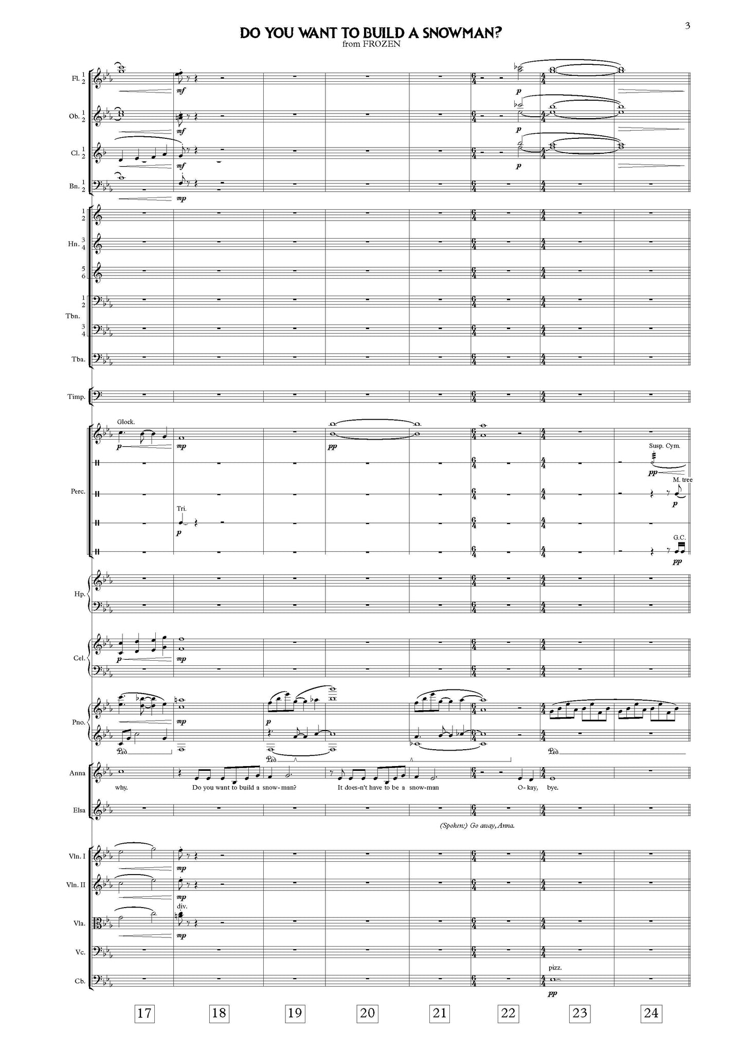 SUITE from Frozen - Kristen Anderson-Lopez & Robert Lopez (Score & Parts) **DIGITAL DOWNLOAD**