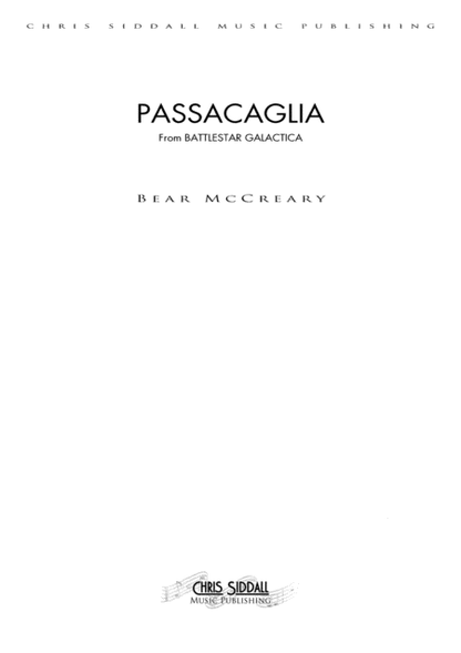 PASSACAGLIA from Battlestar Galactica (Score & Parts) - Bear McCreary **DIGITAL DOWNLOAD**