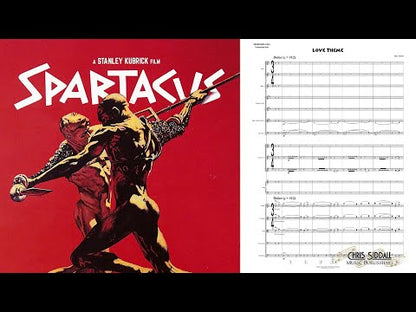 LOVE THEME from Spartacus - Alex North (Score & Parts) **DIGITAL DOWNLOAD**