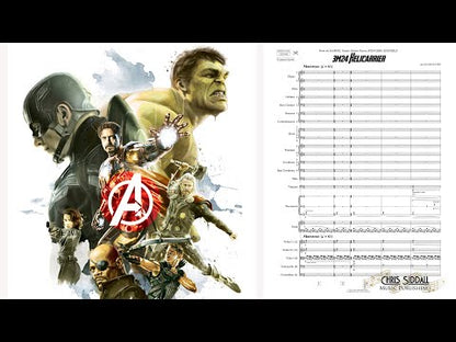 HELICARRIER from Avengers Assemble - Alan Silvestri (Score Only) **DIGITAL DOWNLOAD**